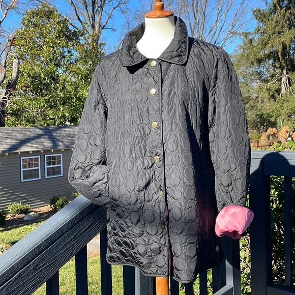 Coach Signature Quilted Jacket - Picture 2 of 10